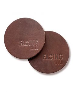 Lederuntersetzer FADING HILL, 2er-Set