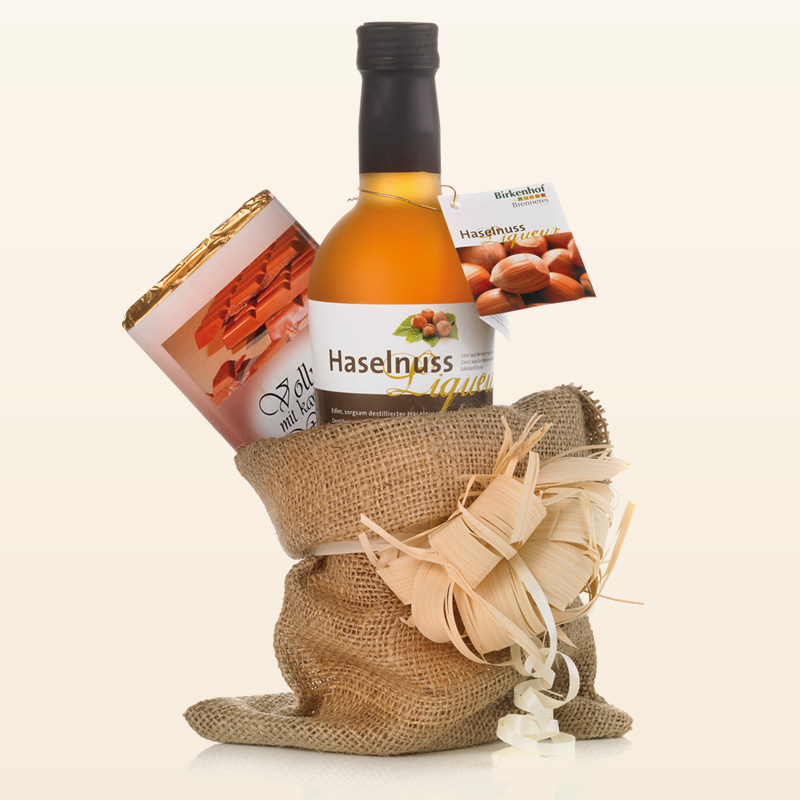 Jutesack mit Schleife