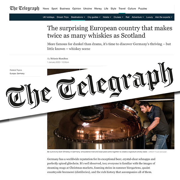 Deutsche Whiskys finden auch in Schottland große Beachtung